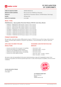 CE DECLARATION OF CONFORMITY